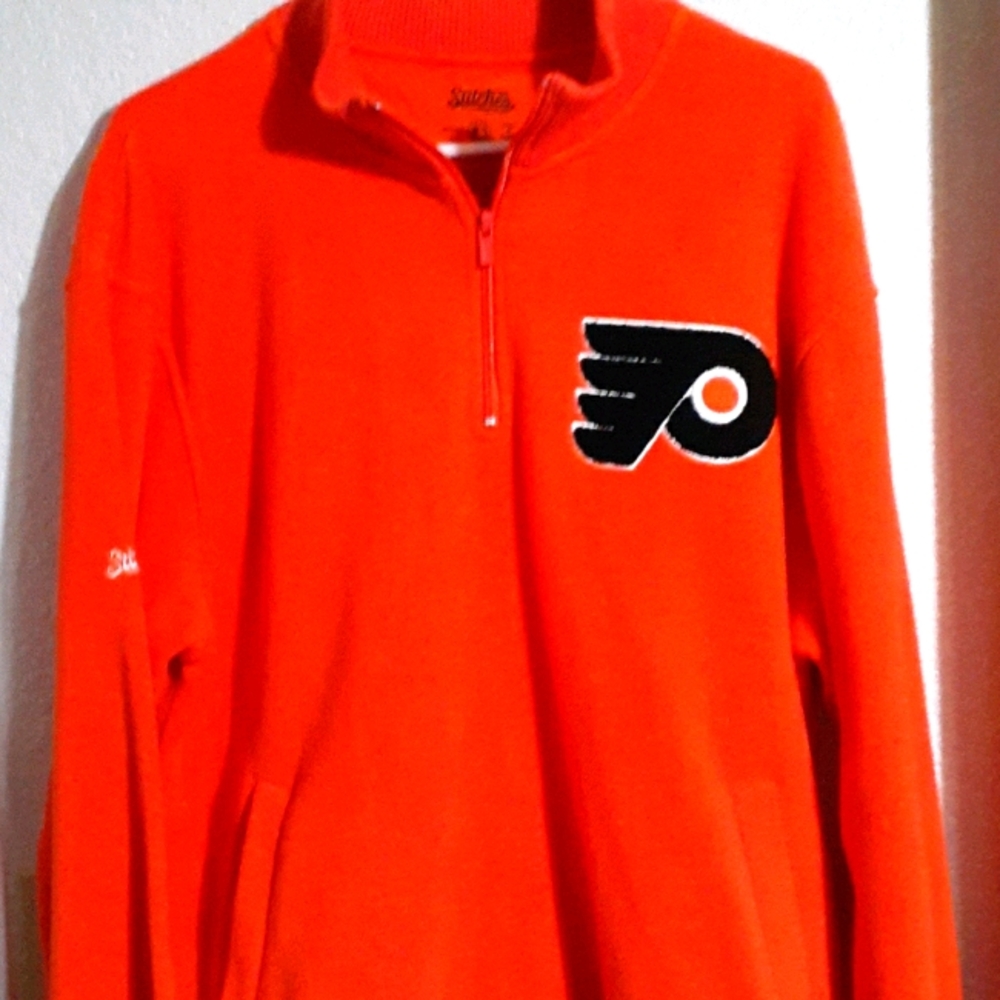 Phila. Flyers pullover varsity medium jacket.